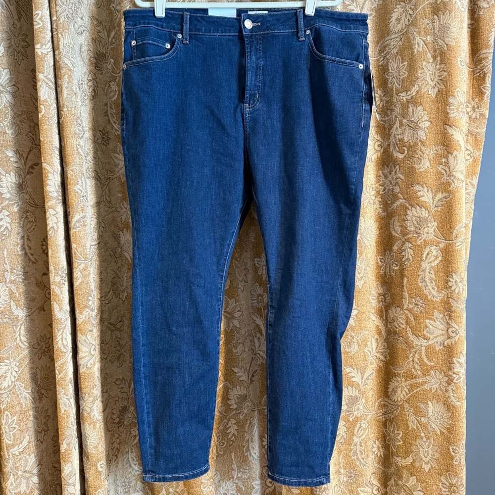 Eloquii Classic Blue Skinny Jeans with Sleek Fit new with tags